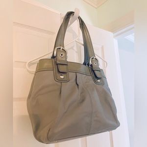 Gray Coach Purse